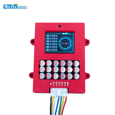 HeltecBMS 12V24v电池主动均衡仪钛酸锂三元锂磷酸铁锂带电压显示
