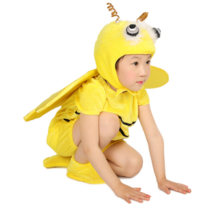 小蜜蜂演出服儿童舞蹈服夏季幼儿园运动会创意服装动物搞怪表演服