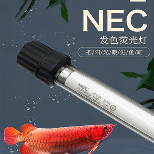 鱼友汇NEC灯龙鱼潜水灯鱼缸水中6700K红龙红发色专用t8水族照明灯