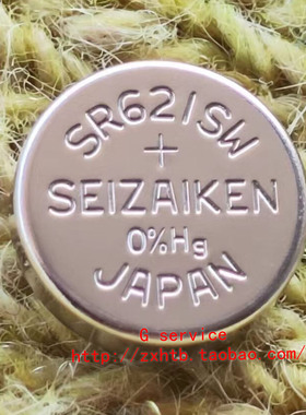原装进口SEIZAIKEN精工SR621SW/364无汞氧化银手表电池买一送一