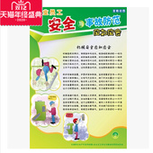 套 6张 安全生产月 企业员工安全与事故防范应知应会宣教挂图