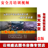 煤矿安全篇U盘版 2020年安全月培训视频 新生产安全事故警示录
