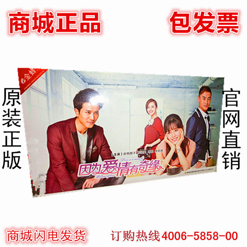 现货电视剧 因为爱情有奇缘DVD赵韩樱子 彭冠英 经济 盒装7DVD