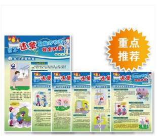 安全生产月-员工违章易发环节的安全防范宣教挂图 6张/套