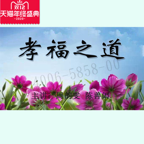 正版包票  周韵雯 陈善闳 孝福之道 视频课程非DVD