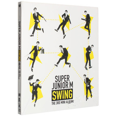 Super Junior-M SWING 嘶吼 2014专辑 CD+签名小卡+写真集
