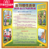 反习惯性违章到安全行为 6张套HAT172 养成宣教挂图