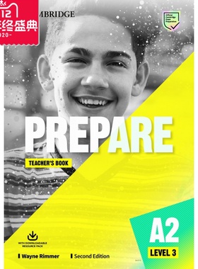正版知豆第二版 Prepare 3 Teacher's Book 教师书 匹配剑桥考试2