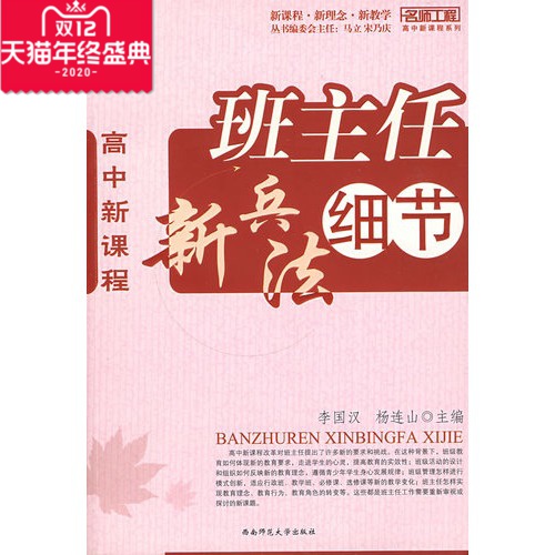 班主任新兵法细节(高中新课程)/名师工程