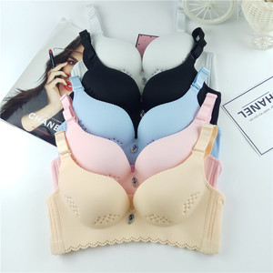 夏季无痕薄杯款透气无钢圈聚拢文胸冲孔调整型收副乳罩女内衣单件