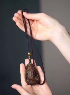 工厂店沉香木雕单度母普度众生双