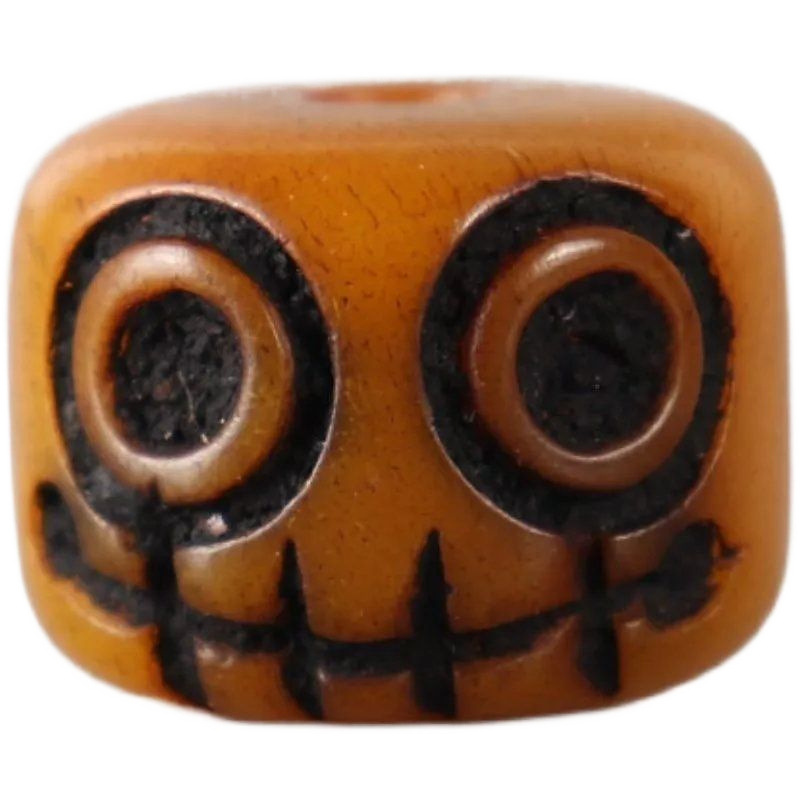 西藏牦牛骨雕骷髅手链藏式骨头尸陀林主108颗手串念珠文玩女男款