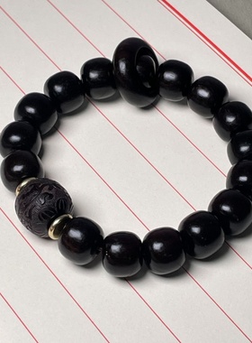 直播引流款老型紫光檀黑檀跑环雕