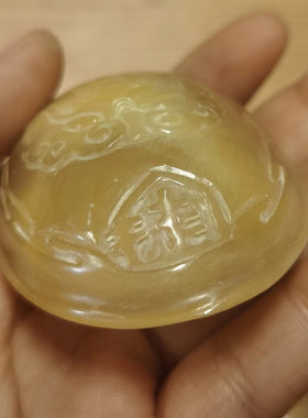文玩雕刻富甲鲲吊坠手把件手持