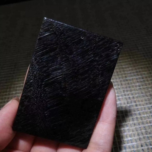 精品保真天然黑驴蹄子平安无事牌