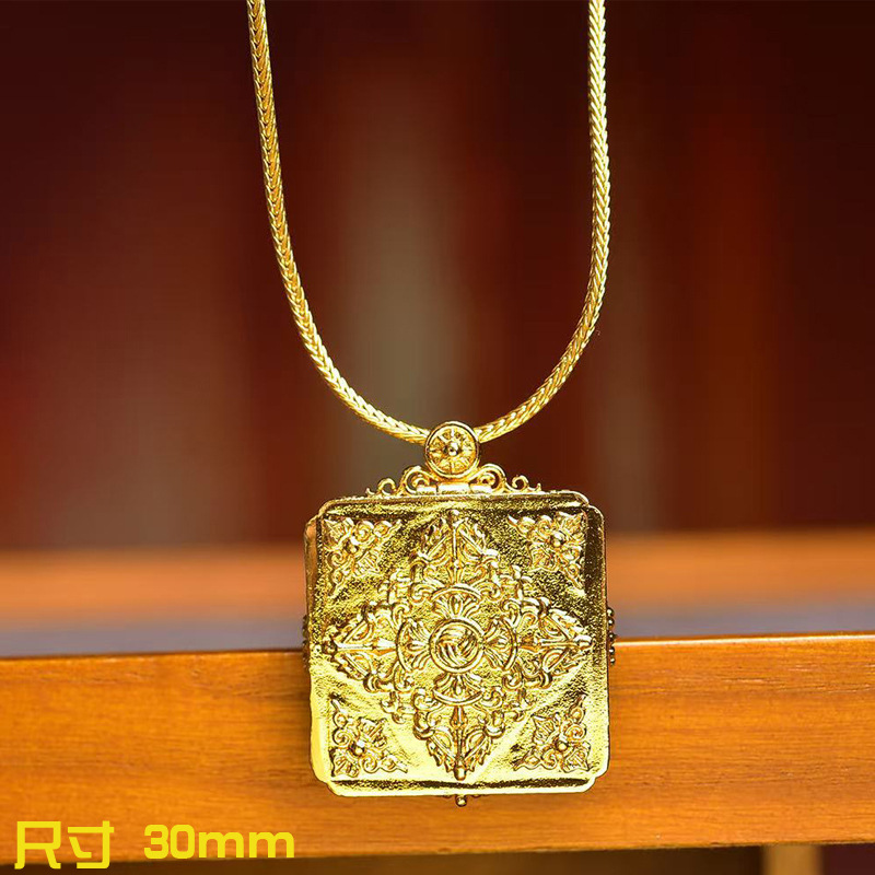 藏式文玩小唐卡绿度母佛牌黄财神