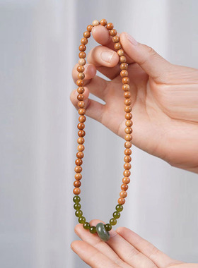 库克珠跑环双圈手串国风简约文玩