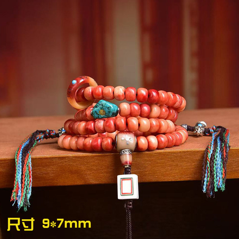 藏区天然骆驼骨桶珠108颗佛珠念珠脖挂文玩松石半血跑圈铜配饰,模玩/动漫/周边/娃圈三坑/桌游,万圣/圣诞/儿童节用服饰,淘宝优惠券,粉丝福利购,淘宝优惠卷