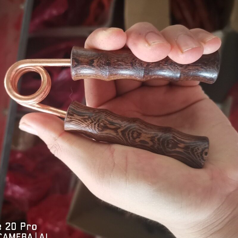 新款大号握力器 手掌握力器木质 红木手把件按摩减压器 厂家直供