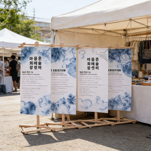 展示架展板海报作品kt板画展艺术