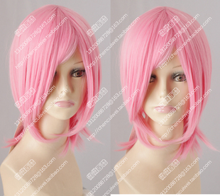 cosplay假发 春野樱 火影 水粉色 收脸短发 bobo 美少女动漫假发