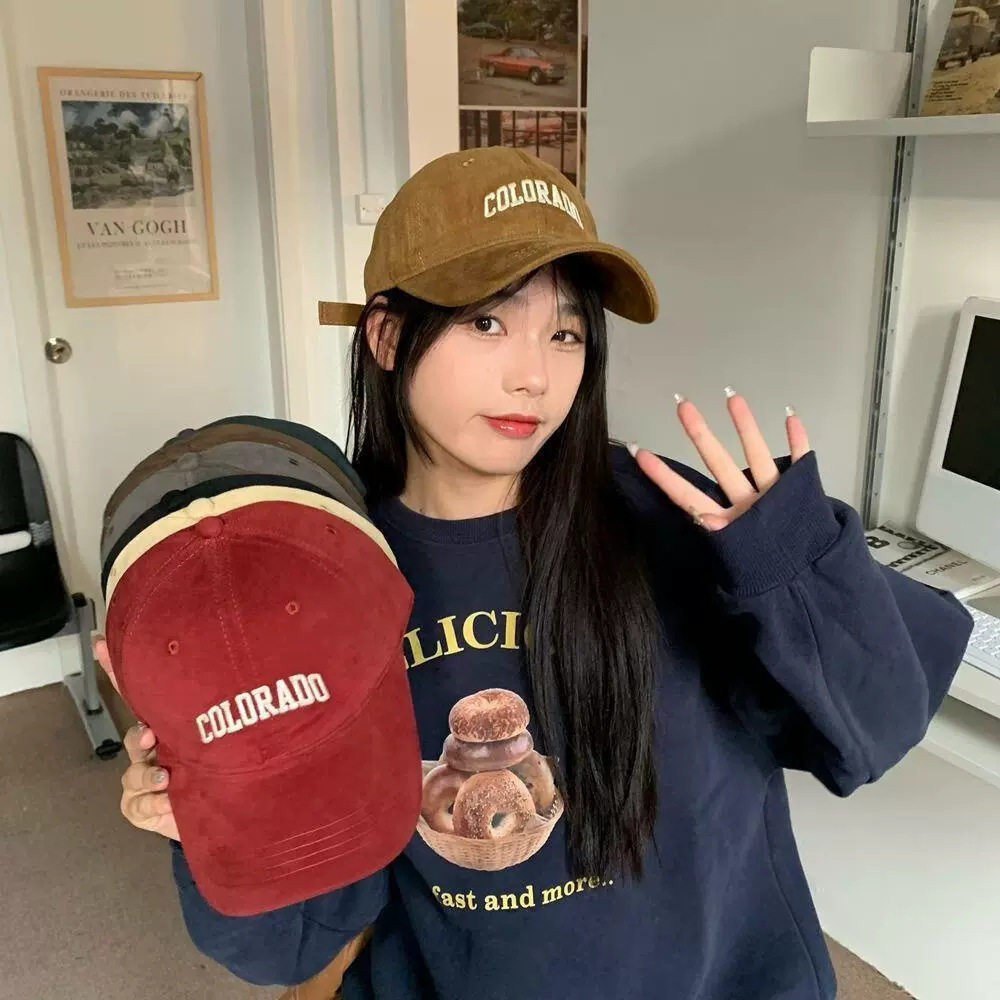 新款棒球帽男女帽子宽帽檐大头围鸭舌帽显脸小防晒帽遮阳帽子