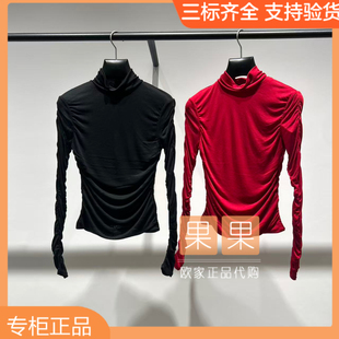 通勤百搭 2025早秋红色长袖 och欧时力专柜正品 1SY4022900