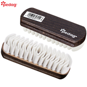 PEDAG德国进口生胶刷麂皮磨砂皮大黄靴鞋 刷翻毛皮反绒面皮清洁刷