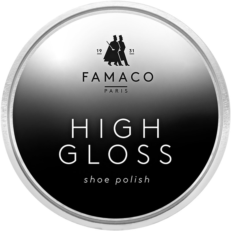 FAMACO进口快速镜面硬蜡皮鞋抛光蜡光亮鞋油无色通用鞋蜡擦鞋神器