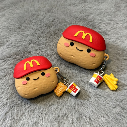 麦记土豆适用于airpods4保护套airpodspro2保护壳3苹果蓝牙耳机套airports4四代airpod硅胶ipod软pro2二代盒
