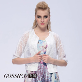 中袖 小披肩提花蕾丝法式 小外套短款 夏季 外搭配裙子防晒空调开衫