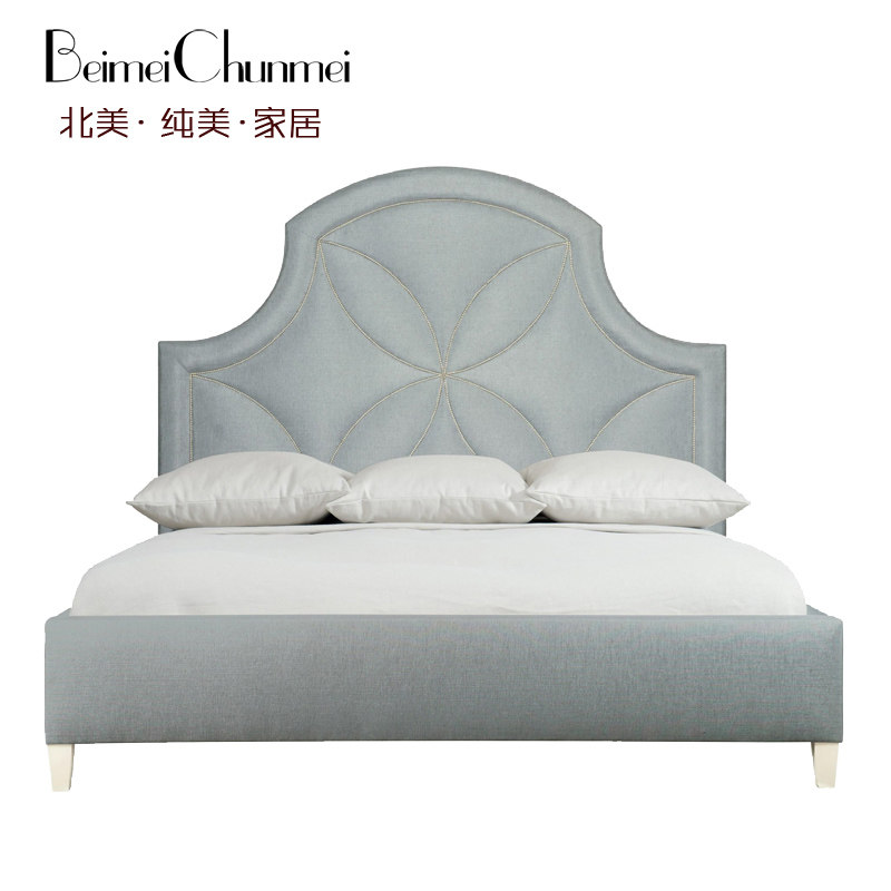 美式轻奢风公主床定制