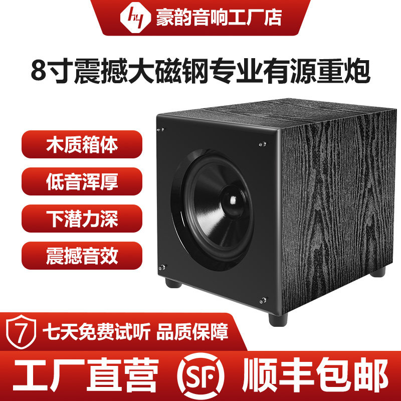 豪韵ASW专业大功率有源重低音炮