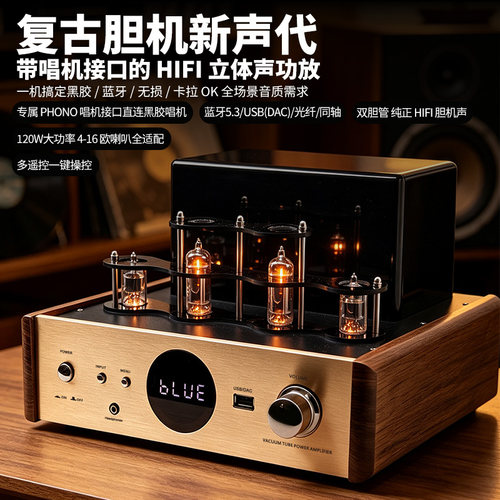 爆款豪韵发烧级电子管大功率胆机