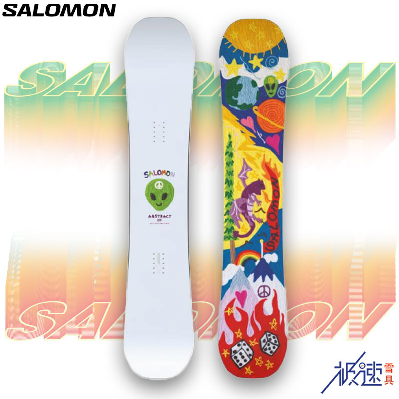 Salomon萨洛蒙23-24新品男女款滑雪单板外星人艺术家公园ABSTRACT 户外/登山/野营/旅行用品 滑雪板 原图主图