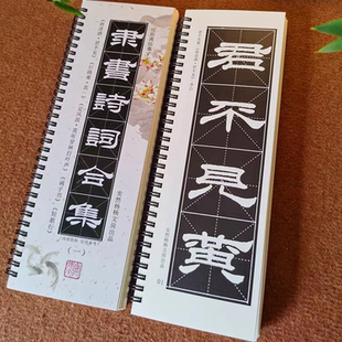 【抖隶诗词合集】安然杨杨隶书毛笔字帖将进酒定风波诫子书短歌行