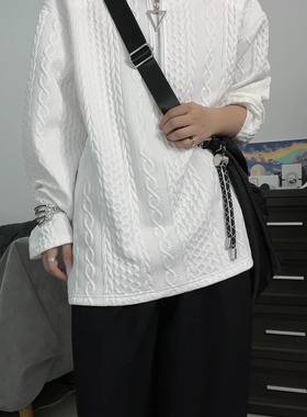 purposeful 高领拉链卫衣纹理上衣