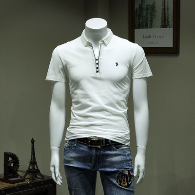 夏季新款翻领多色可选短袖