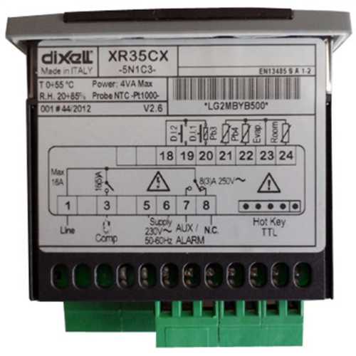 dixell/帝思小精灵Prime-CX电子温控器XR35CX-5N1C3