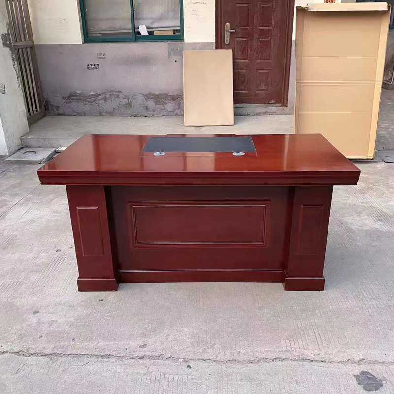 厂家直销油漆办公桌实木大班桌老板桌办公家具大班台主管桌经理桌
