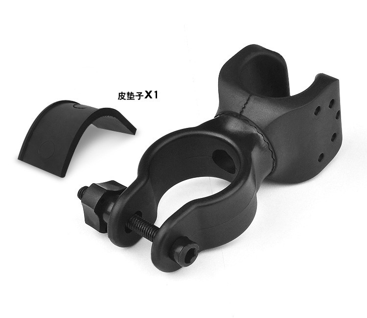 U型二代灯夹360度旋转手电筒灯架