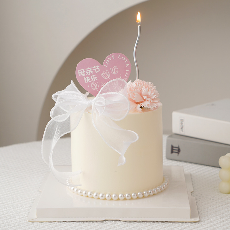 爱心母亲节快乐插卡我爱你插件