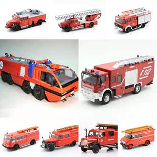 deagostini 1:72 消防车 泵车喉车移动指挥车经典机场截击车1:76