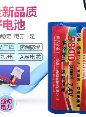 盛能达18650带三线5000mh双节