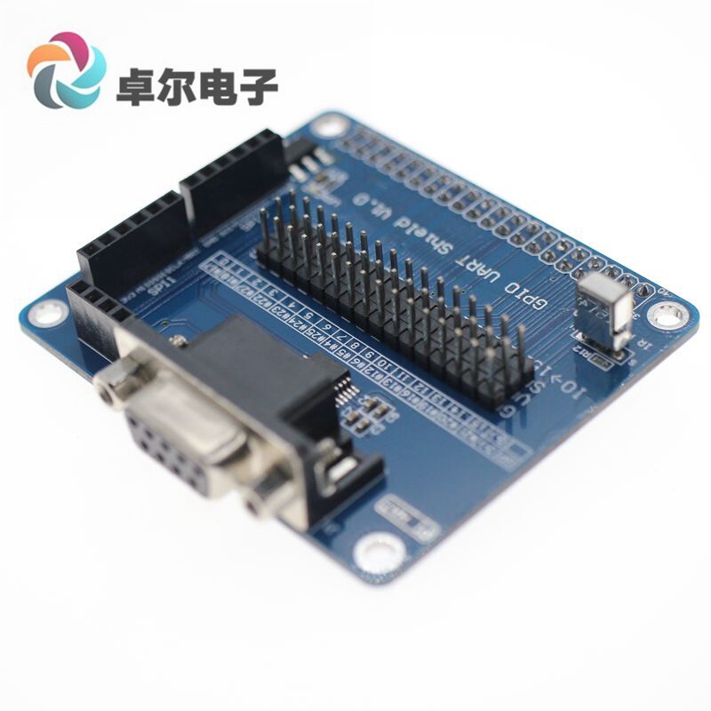 树莓派3B 2B B+ raspberry pi专用GPIO串口扩展板 GPIO UARTShie