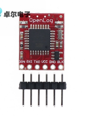 红色 Openlog数据记录器飞控板FLASH串口数据存储/黑匣子