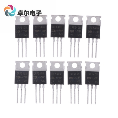 10只 IRF540N IRF540 IRF540NPBF 场效应管 100V 33A TO-220