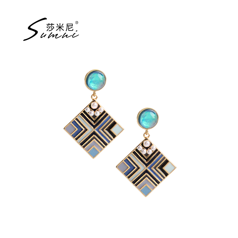 sumni/莎米尼波西米亚珐琅滴釉女