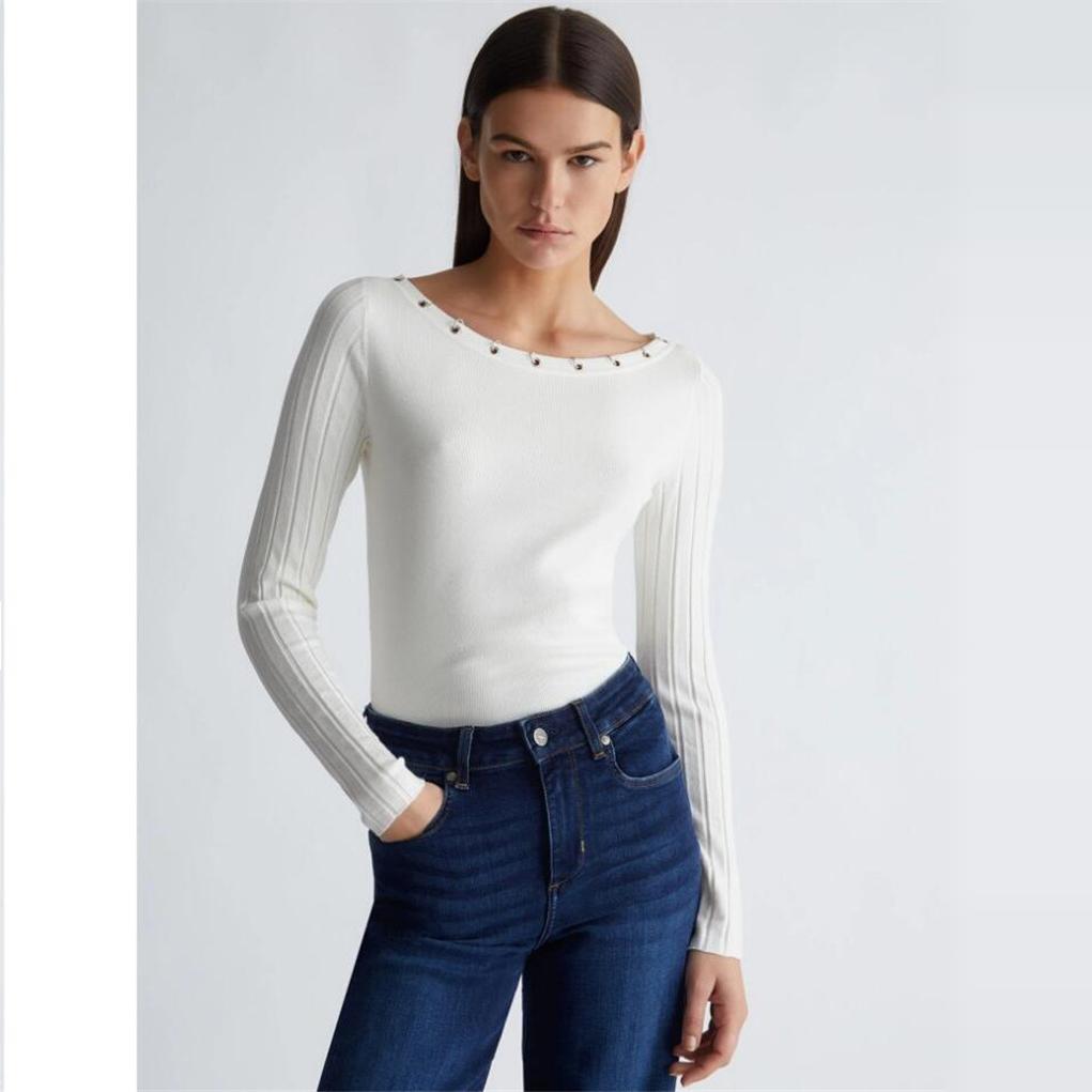 西班牙原单弹力修身人棉春季