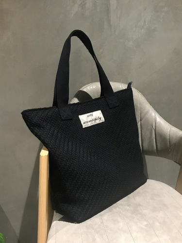 Демисезонная плетеная вместительная и большая сумка на одно плечо, льняная сумка, подходит для студента